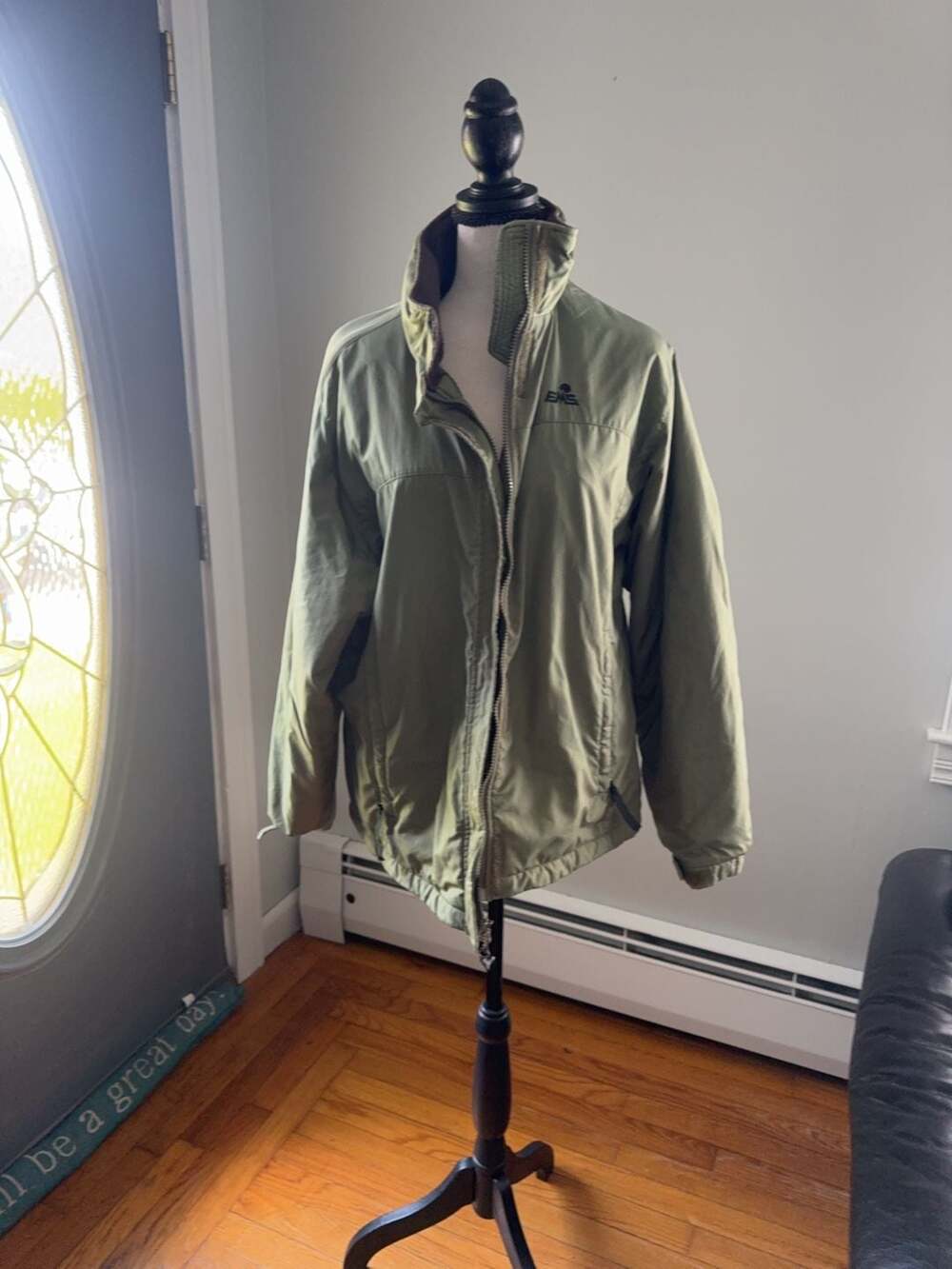EMS Eastern Mountain Sports Women's Fleece Lined Winter Jacket Olive Green Size